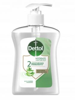 Mydło Do Rąk W Płynie Dettol Aloes I Bambus Pompka 250 ml