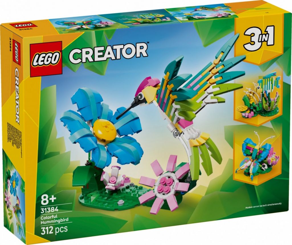 LEGO Creator 31384 Dzikie Zwierząta Kolorowy Koliber
