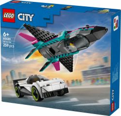 LEGO City 60489 Odrzutowiec Kontra Samochód