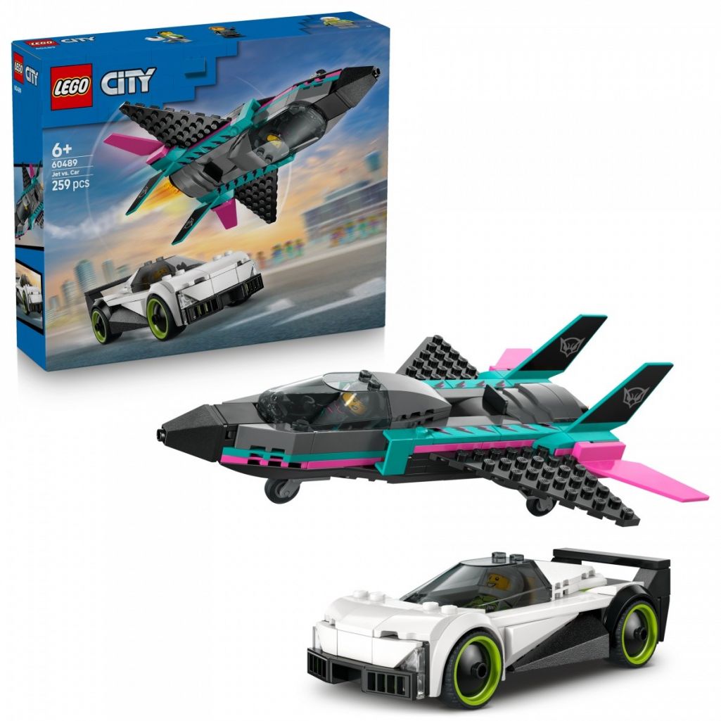 LEGO City 60489 Odrzutowiec Kontra Samochód
