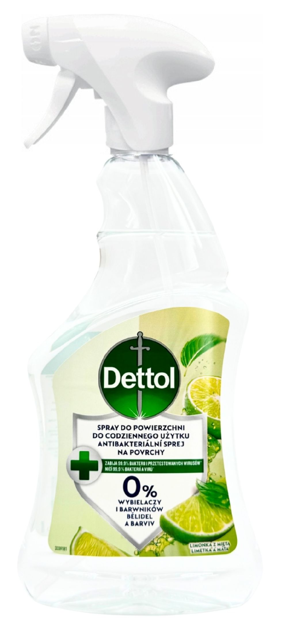 Dettol Antybakteryjny Spray Do Powierzchni Limonka I Mięta 500ml