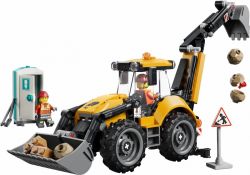 LEGO City 60480 Żółta Koparko Ładowarka