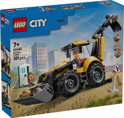 LEGO City 60480 Żółta Koparko Ładowarka