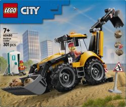 LEGO City 60480 Żółta Koparko Ładowarka