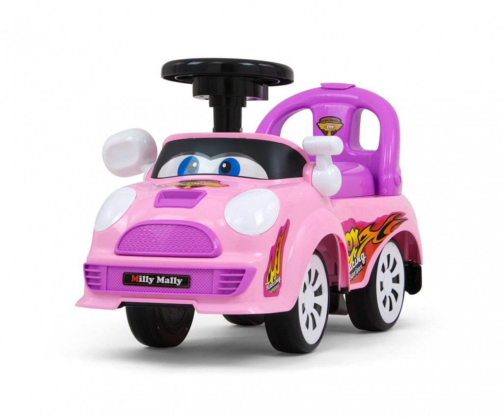 Milly Mally Pojazd jeździk Joy Pastel Pink
