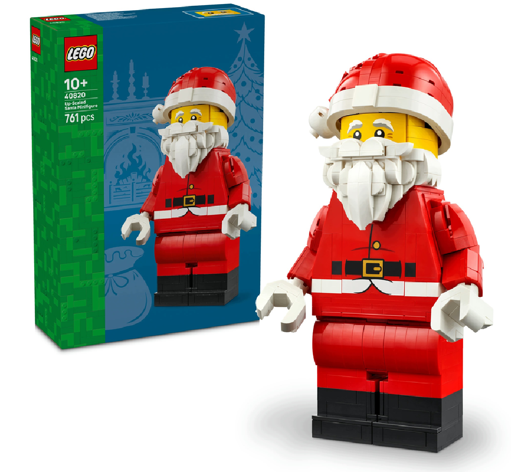 LEGO Iconic 40820 Powiększona Minifigurka Świętego Mikołaja