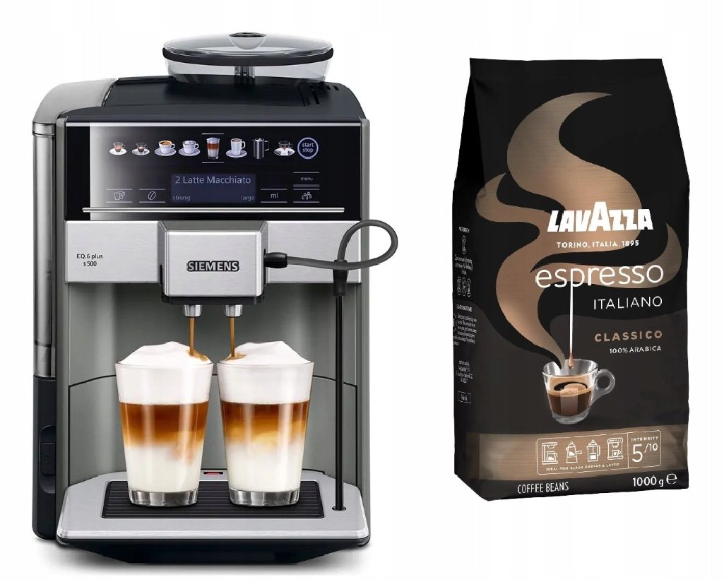 Ekspres Ciśnieniowy Siemens TE655203RW + kawa Lavazza GRATIS!