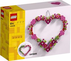 LEGO Iconic 40638 Ozdoba W Kształcie Serca