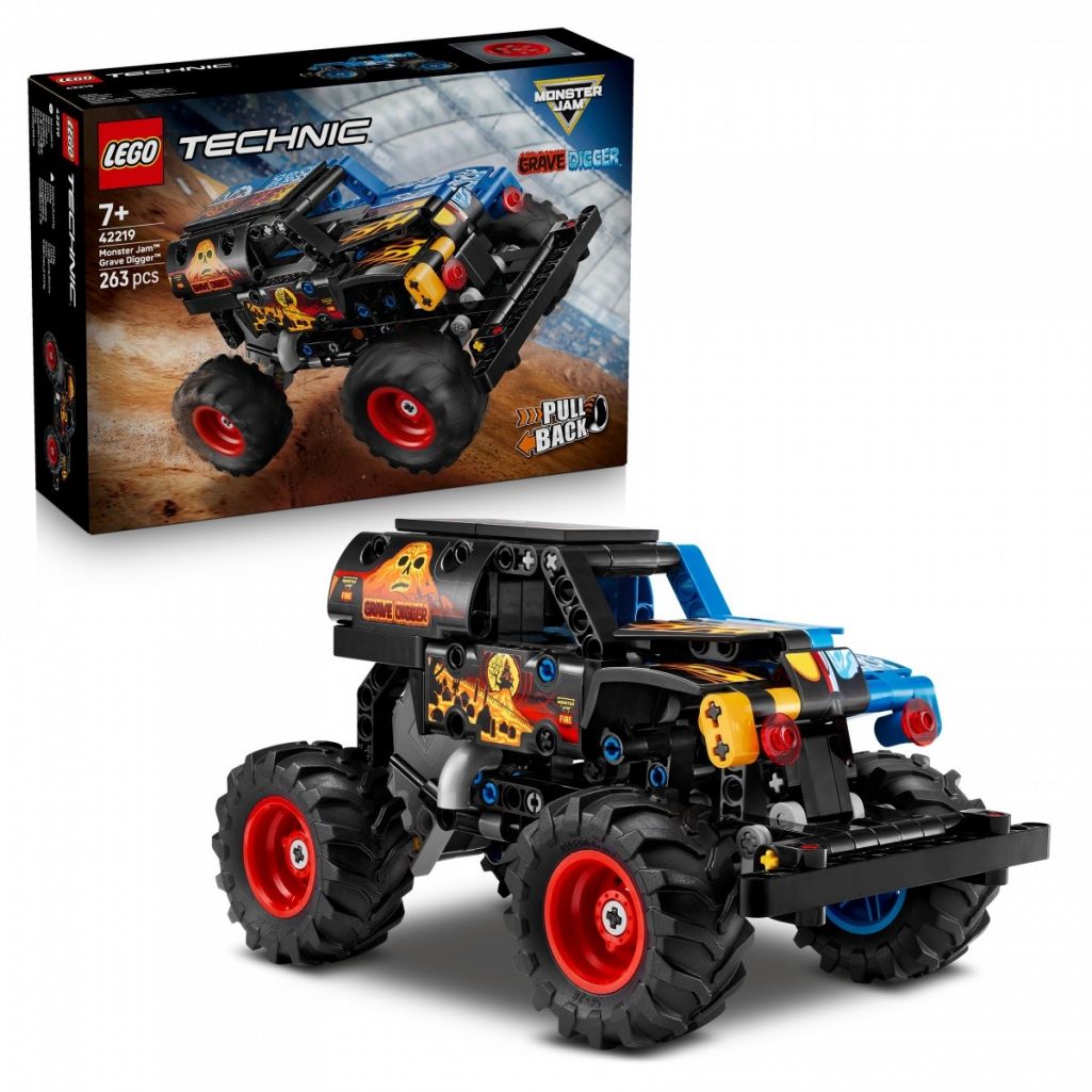 LEGO Technic 42219 Monster Jam Grave Digger Ogień I Lód