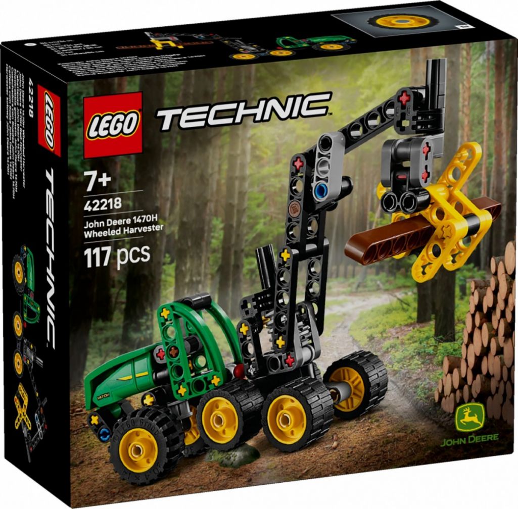 LEGO Technic 42218 Harwester Kołowy John Deere 1470H