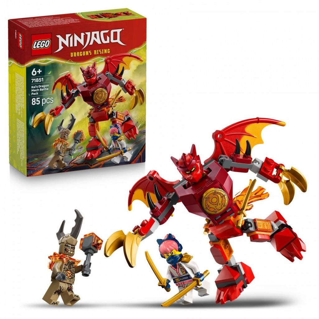 LEGO Ninjago 71851 Smok Mech Kaia Zestaw Bitewny