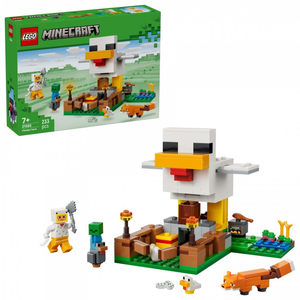 LEGO Minecraft 21585 Farma Kurczaków