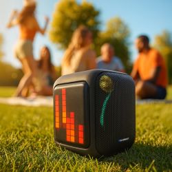 Głośnik Blaupunkt PB 6 Led Party Box Karaoke 1 x Mikrofon Bezp. Bluetooth