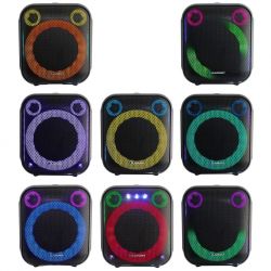 Głośnik Blaupunkt PB 6 Led Party Box Karaoke 1 x Mikrofon Bezp. Bluetooth