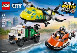 LEGO City 60505 Zestaw Z Samolotem, Ciężarówką Serwisową I Poduszkowcem