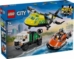 LEGO City 60505 Zestaw Z Samolotem, Ciężarówką Serwisową I Poduszkowcem