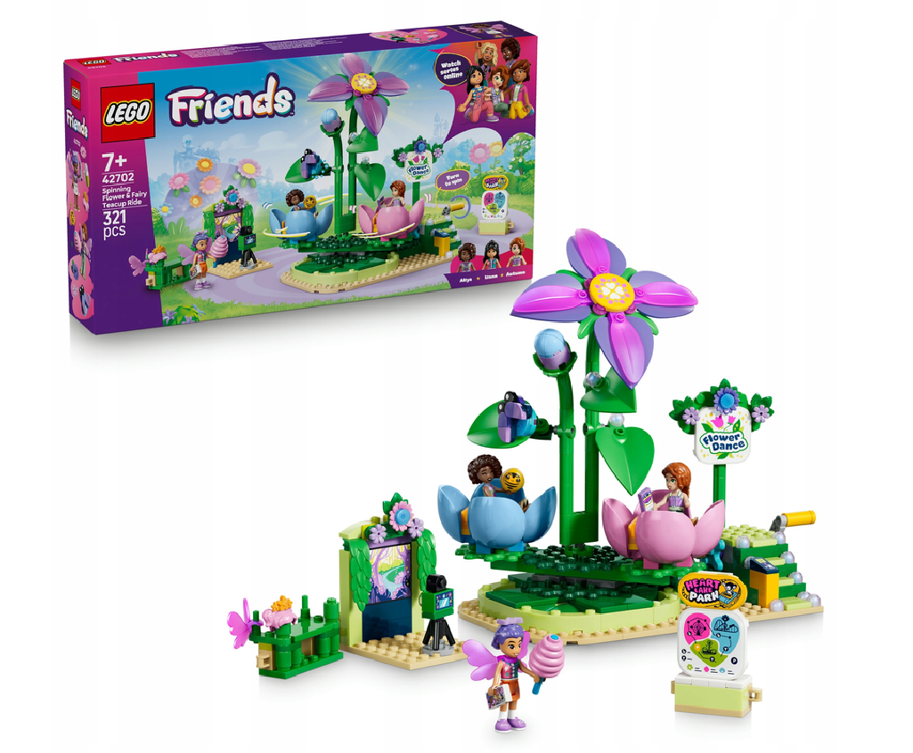 LEGO Friends 42702 Wróżkowa Karuzela Z Kwiatami