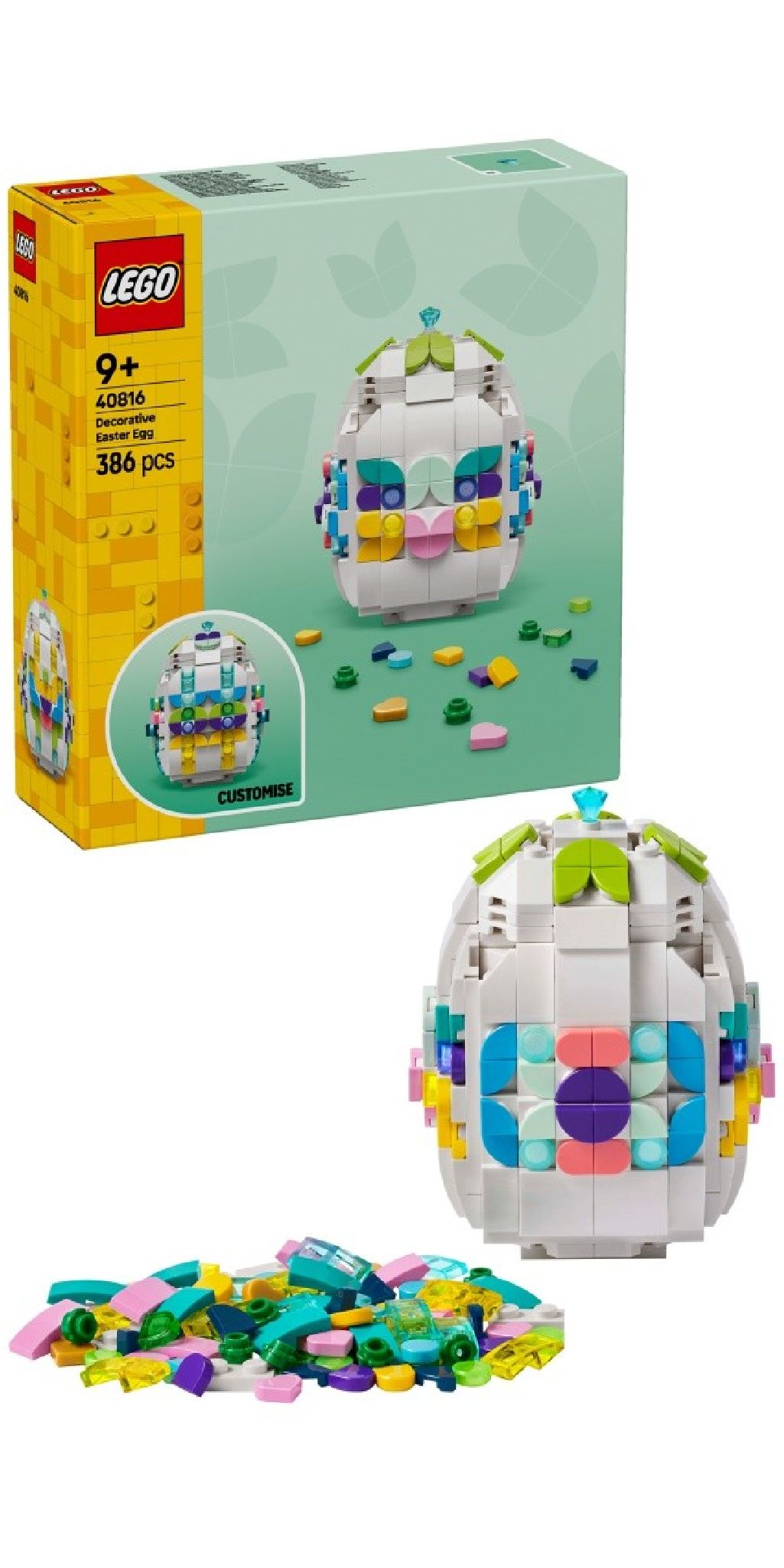 LEGO Iconic 40816 Dekoracyjna Pisanka