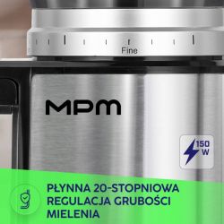 Młynek Żarnowy Do Kawy MPM MMK 09 INOX