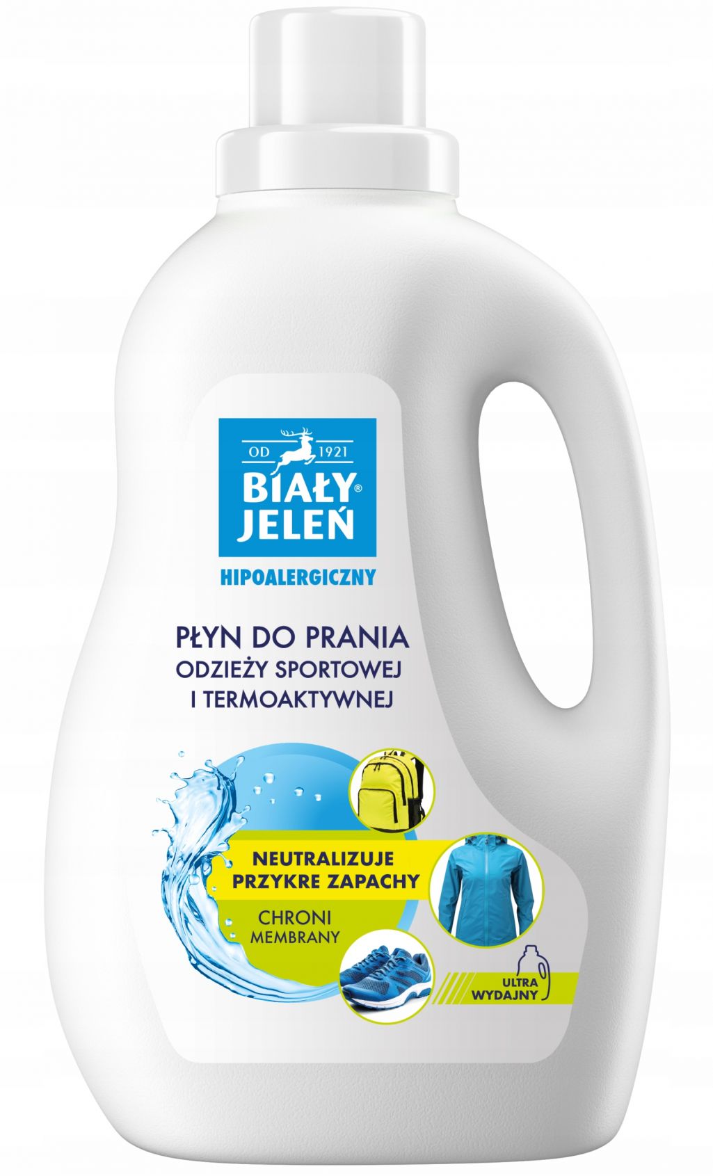 Płyn Do Prania Odzieży Sportowej Termoaktywnej Biały Jeleń 1,5l