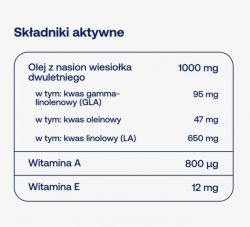 Olicapa Evening Primrose Formeds Olej z Wiesiołka Kapsułki