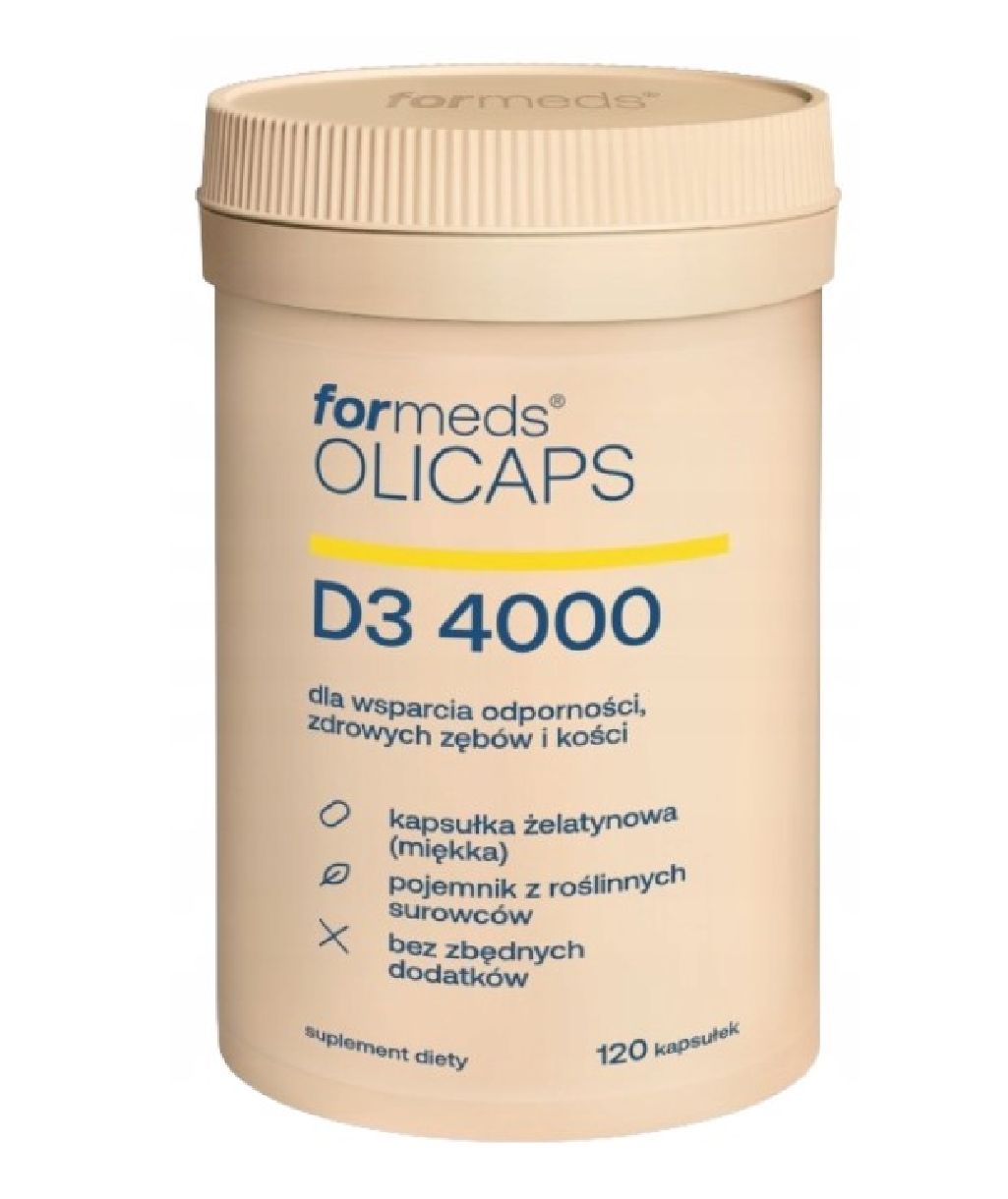 Olicaps D3 4000 Formeds Witamina D3 (cholekalcyferol z lanoliny) 4000 IU