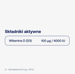 Olicaps D3 4000 Formeds Witamina D3 (cholekalcyferol z lanoliny) 4000 IU