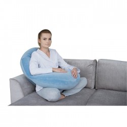 Motherhood Kojec poduszka Premium dla kobiet w ciąży Niebieski 101/139