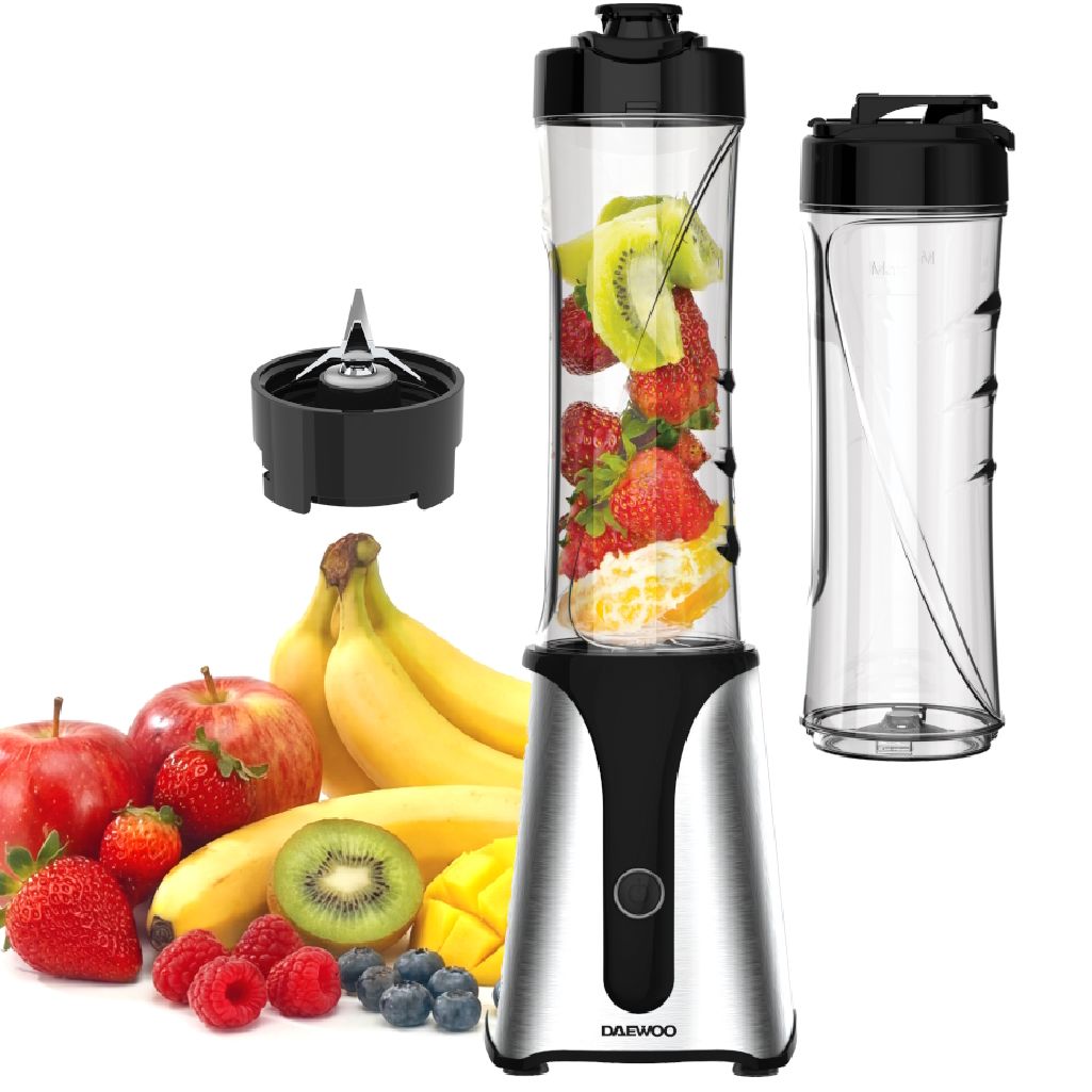 Blender Smoothie Daewoo DBL-829 Blend&Go (350W 2x Butelki)