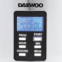 Ekspres Przelewowy Z Młynkiem Daewoo DCM-1880N Czarny (LCD, Timer)