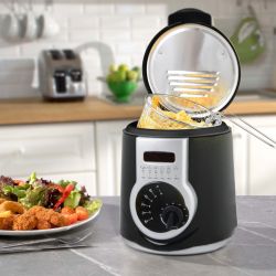 Frytownica Daewoo DDF-350 Czarna (840W, 0,9 L)