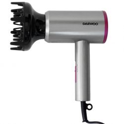Suszarka Do Włosów Daewoo DI-5910 Srebrna (1800W, Jonizacja, Dyfuzor)