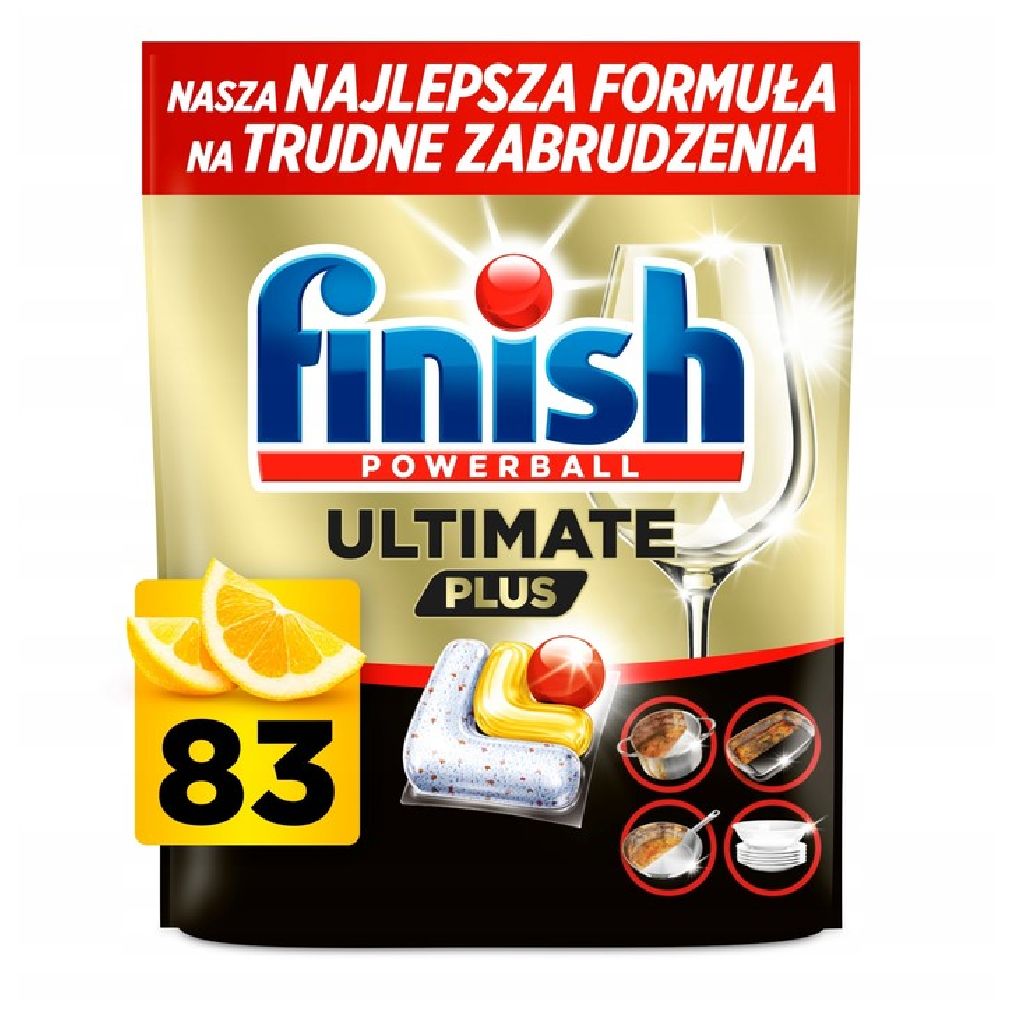 Kapsułki Do Zmywarki Finish Ultimate Plus 83 Lemon