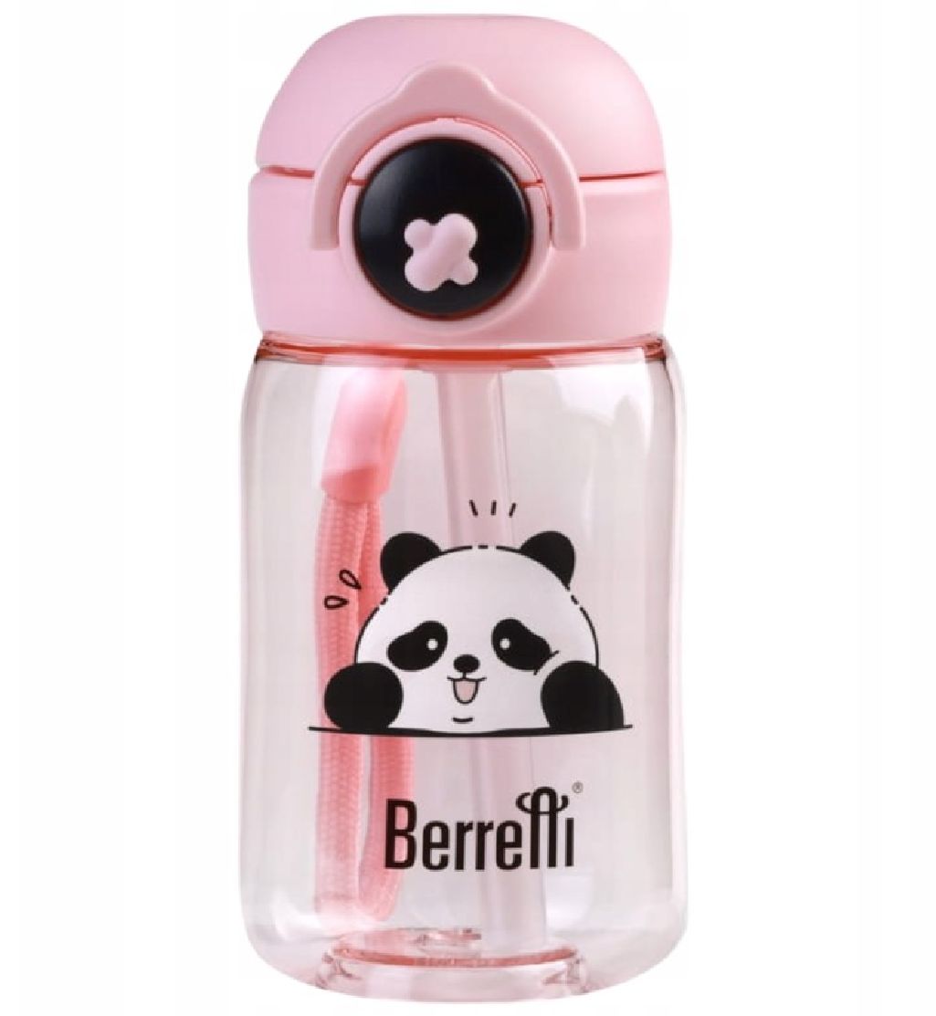 Butelka Dziecięca Panda Na Wodę 360 ml BR-0237 Różowa