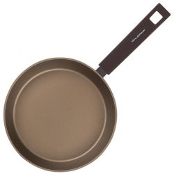 Patelnia Aston Florina 26 CM IND. by Mateusz Gessler (Szampan, Powłoka Non-Stick, Uchwyt Czarny)