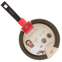 Patelnia Aston Florina 26 CM IND. by Mateusz Gessler (Szampan, Powłoka Non-Stick, Uchwyt Czarny)