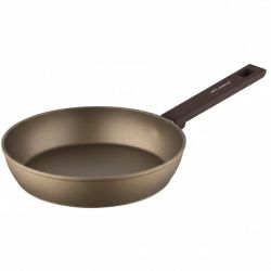 Patelnia Aston 28 cm IND. Florina by Mateusz Gessler (Szampan, Powłoka Non-Stick, Uchwyt Czarny)