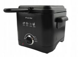 Frytownica Kamille 6815 Czarna 1000 W 1.5 L