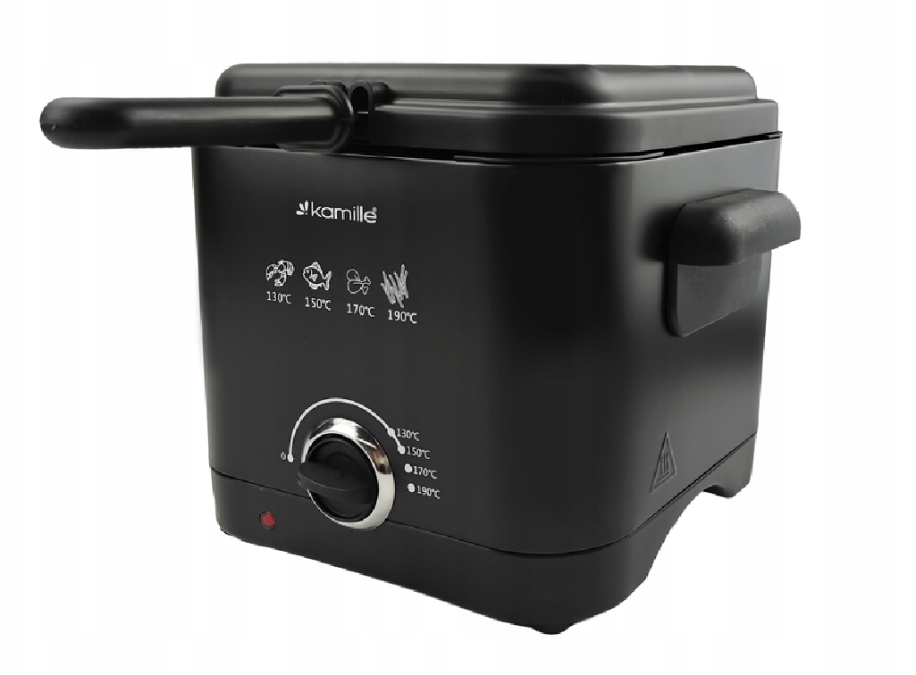 Frytownica Kamille 6815 Czarna 1000 W 1.5 L