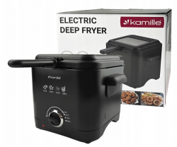 Frytownica Kamille 6815 Czarna 1000 W 1.5 L