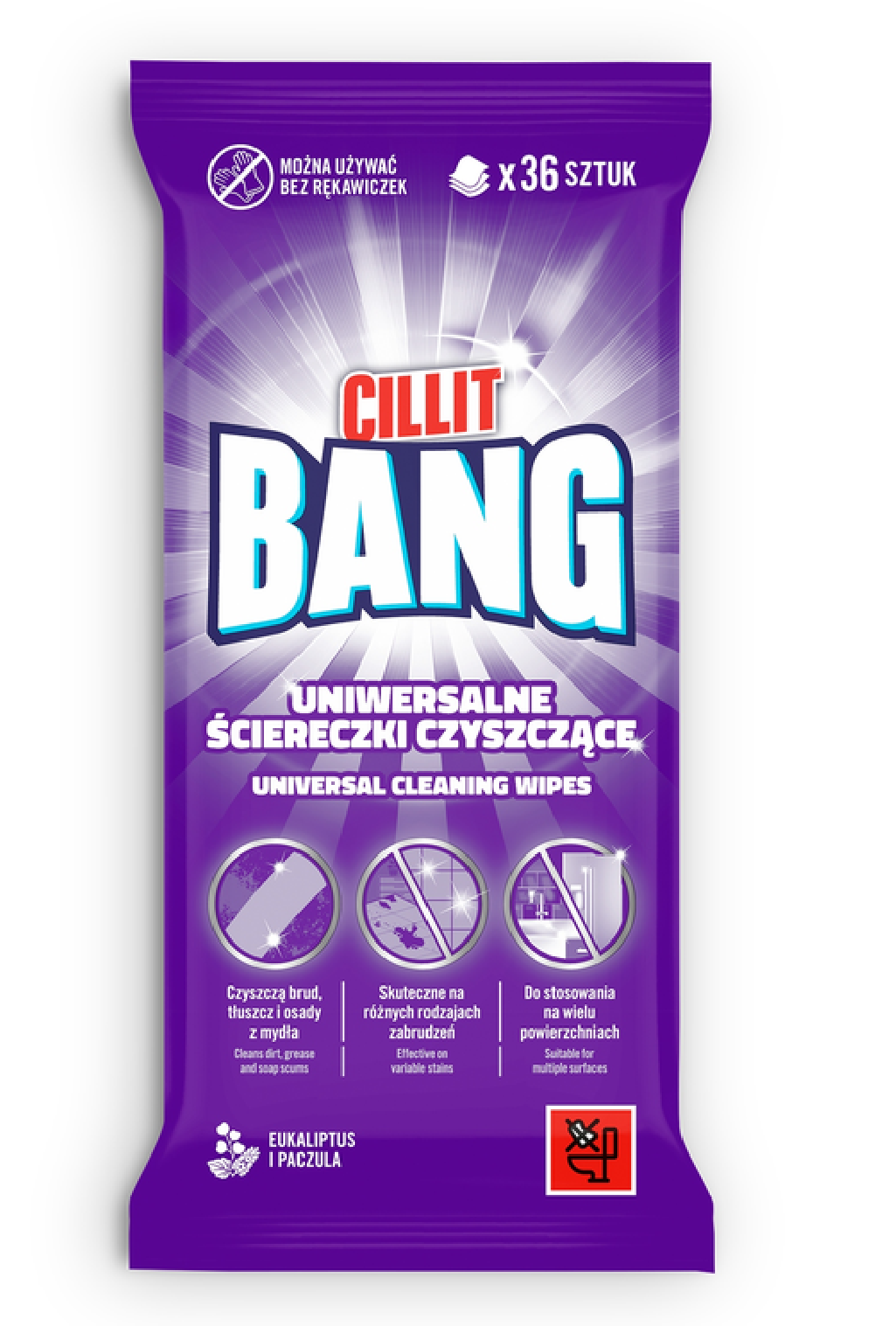 Ściereczki Uniwersalne Cillit Bang Uniwersalne Czyszczące 36 szt