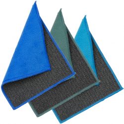 Ściereczka Mictrofibre Uniwersalna Dual Action 3 szt Spontex (Dwustronna: Wyciera, Szoruje) (19700256)