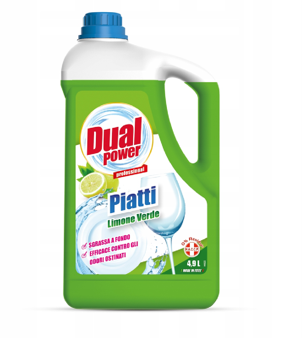 Płyn Do Naczyń Dual Power Limone Verde 4900 ml