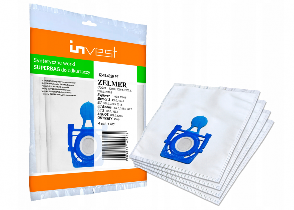 Worki Invest 49.4020 Niebieski Safbag Folia Antek