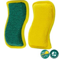 Zmywak Gąbka i Mictrofibre 2w1 Spontex Flex&Wash Kit 3 Szt