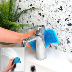 Zmywak Gąbka i Mictrofibre 2w1 Spontex Flex&Wash Kit 3 Szt