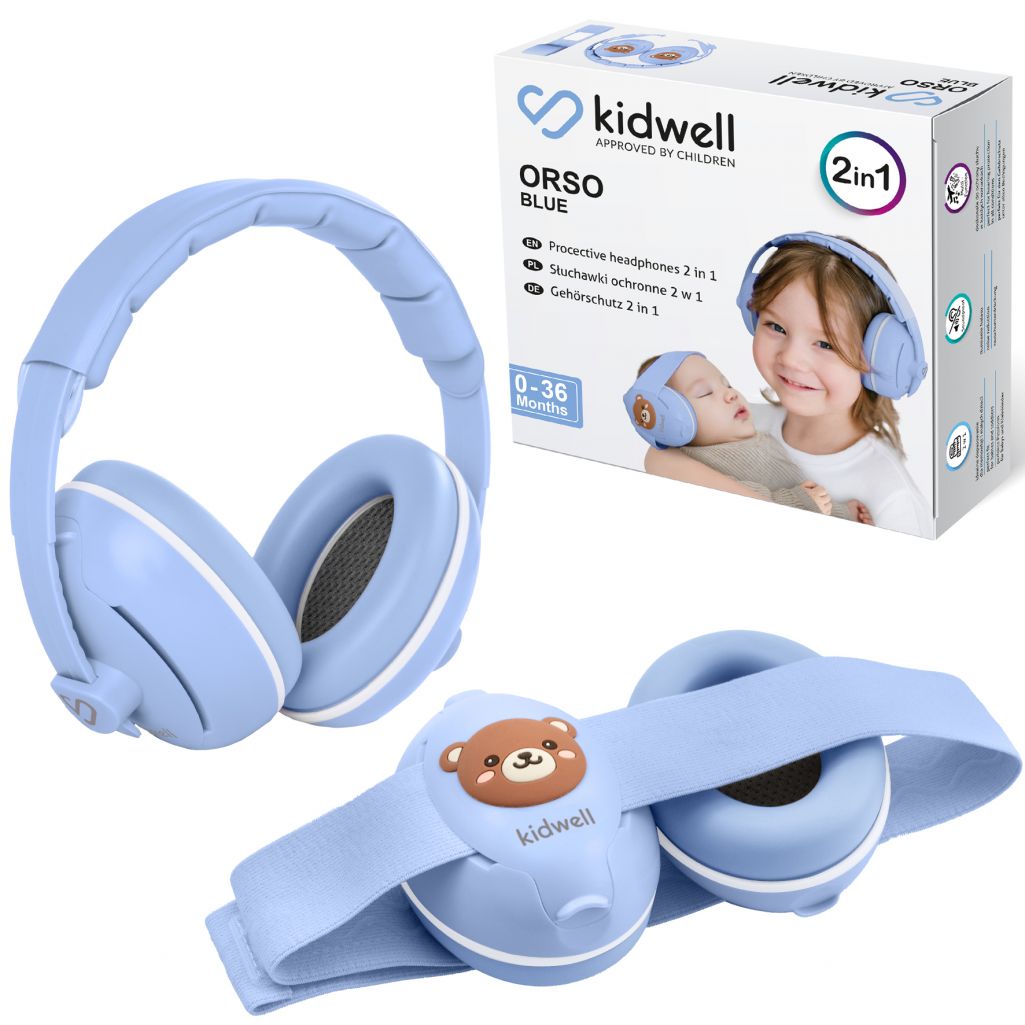 Słuchawki Wygłuszające Kidwell Orso 2w1 Blue