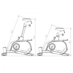 M1844-i ROWER STACJONARNY ELEKTROMAGNETYCZNY HMS PREMIUM