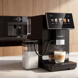Ekspres Ciśnieniowy Blaupunkt CMA 501 Czarny (20 Bar, LCD, Młynek, Automat Spieniający, Pojemnik Na Mleko)