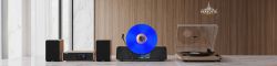 Gramofon Wertykalny Blaupunkt VT-200BT Varsovia Drewno (7” i 12”, 2 × 10 W RMS, BT-IN, BT-OUT, RCA-OUT)